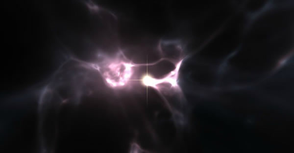 超级计算机模拟宇宙的进化过程