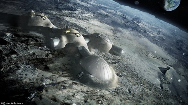 雄心勃勃的太空计划:欧洲宇航局和欧洲一家建筑公司共同设计了首个月球人类基地模型,为人类移居月球做好了准备工作
