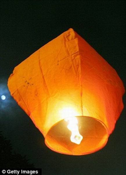 之前人们经常将孔明灯当成空中不明飞行物