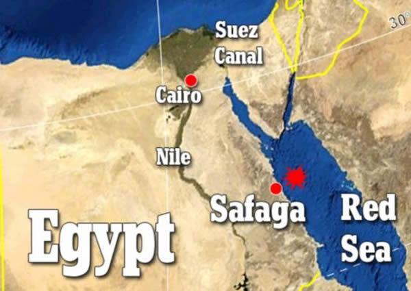 “进取”号调查船从埃及萨法加出发,而后利用多束回声测深器绘制这个大峡谷的3D图像