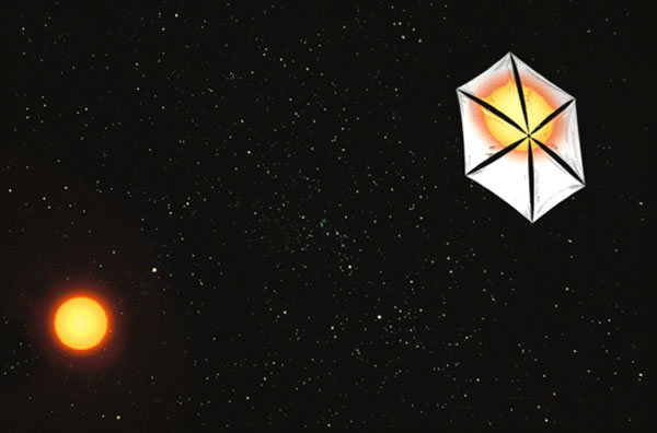 Sunjammer太阳帆探测器将使用聚酰亚胺薄膜帆面,强度大厚度薄