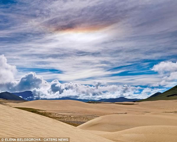 西藏上空的幻日