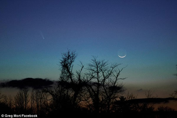 北美夜空中的“泛星”彗星