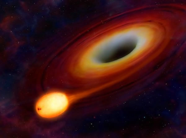 科学家认为黑洞周围的复杂环境也可以满足恒星形成条件