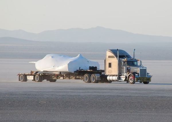 “追梦者”小型航天飞机位于加利福尼亚州爱德华兹空军基地