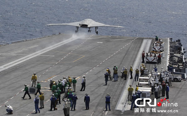 ����X-47B���˻��ɹ����������β�ʲ�ź�ĸ��