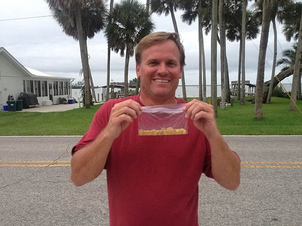 美国佛罗里达州东海岸打捞出11艘西班牙古沉船,收获48枚古代金币