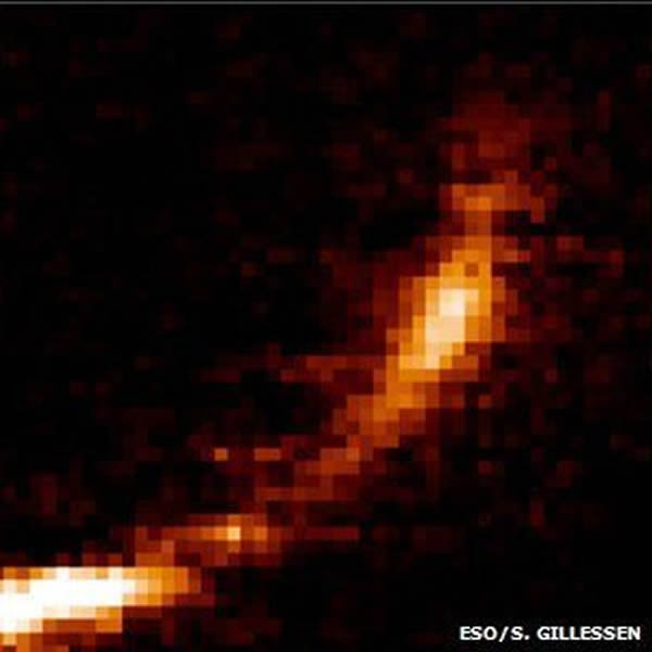 观测显示目前这股气体云的前部运动速度几乎要比其后部快上500公里/秒,可能很快就会被黑洞的引力场撕裂开来