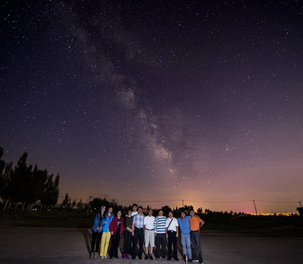 天文科普进内蒙古大草原