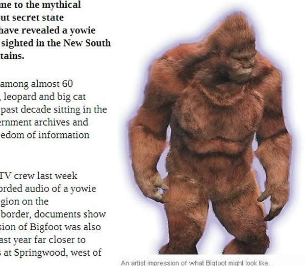 民众描述目击到野人的样貌