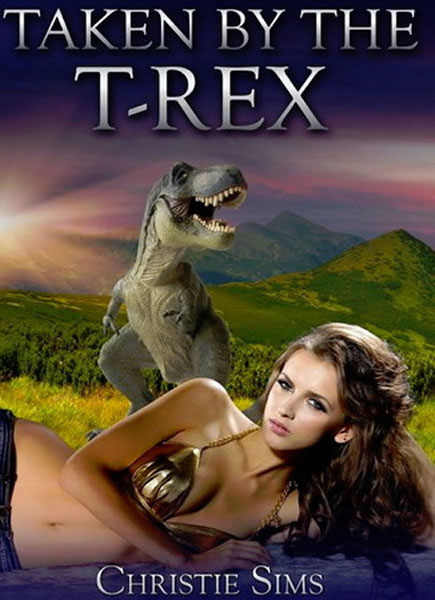 克莉丝蒂辛姆斯创作的《霸王龙的侵犯》一书的封面