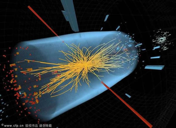 ����ʱ��2011��12��13�գ�ŷ��ǿ�Ӷ�ײ��ʵ���ҽ��еĸ��������ӹ켣ͼ