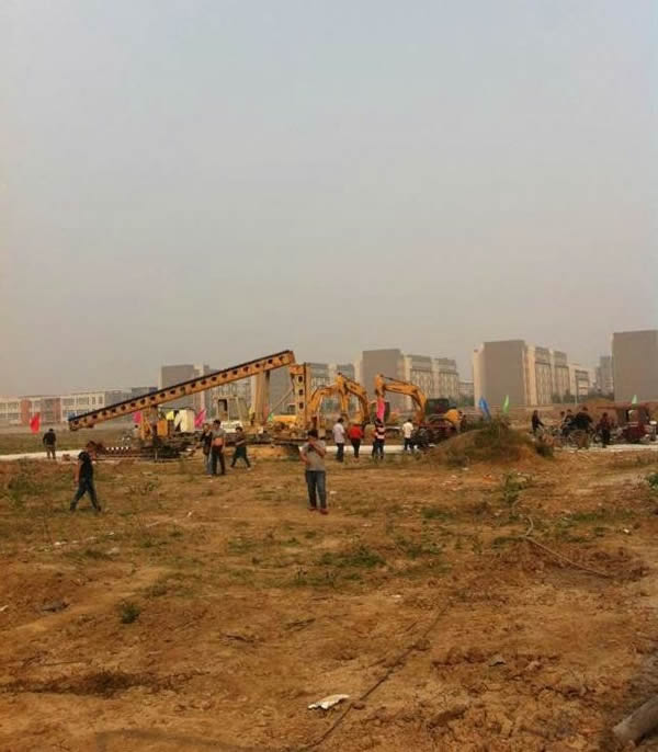 挖出清朝干尸的河南项城工地