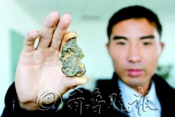 山东烟台招远海边挖到“狗头金”?