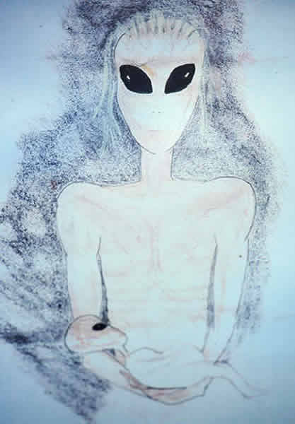 描绘的外星人模样