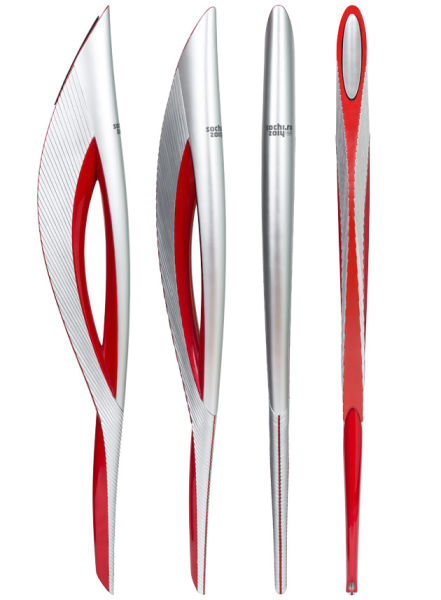 索契冬奥会火炬外形