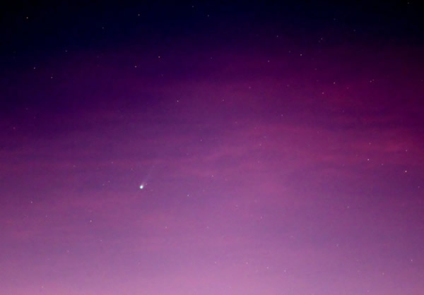 11月20日,摄于加拿大安大略的ISON彗星。