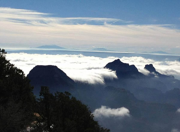 美国科罗拉多大峡谷的壮观云海