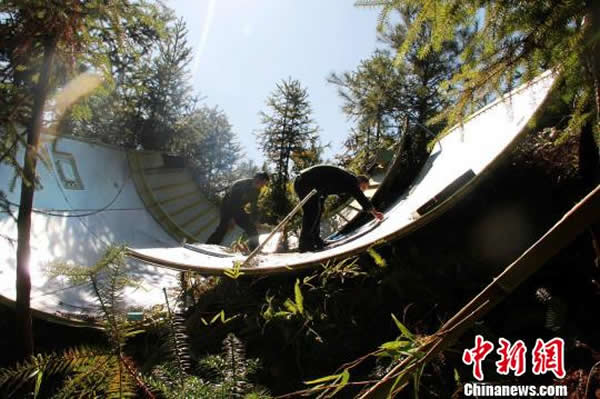 “嫦娥三号”月球探测器整流罩残骸坠落江西