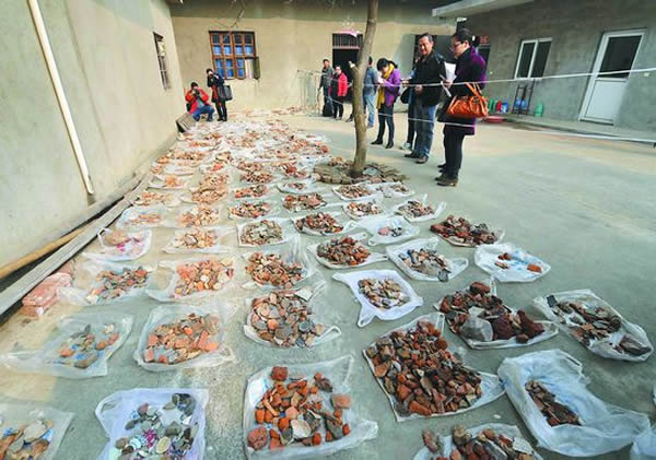 含山县凌家滩文化韦岗遗址是古人类的“生活区”