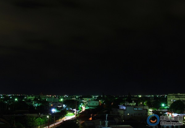 最后一张照片已不见疑似幽浮踪迹。(图/云友frank提供)