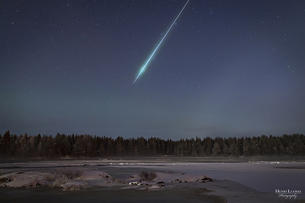 12月12日,拍摄于马其顿共和国的流星。
