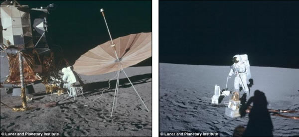 “阿波罗11号”和“阿波罗12号”进行了一些科学实验和研究工作。