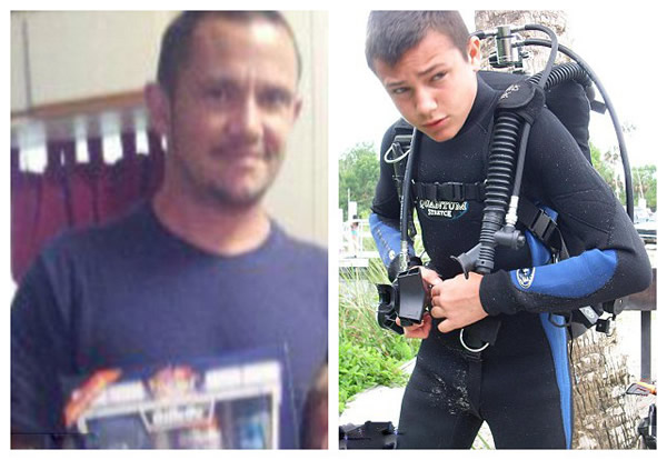 美国佛罗里达州父子在潜水胜地鹰巢槽不幸同时遇难