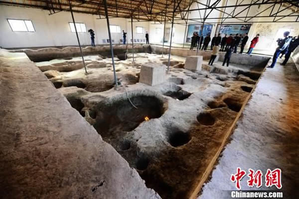 汤家岗遗址内部