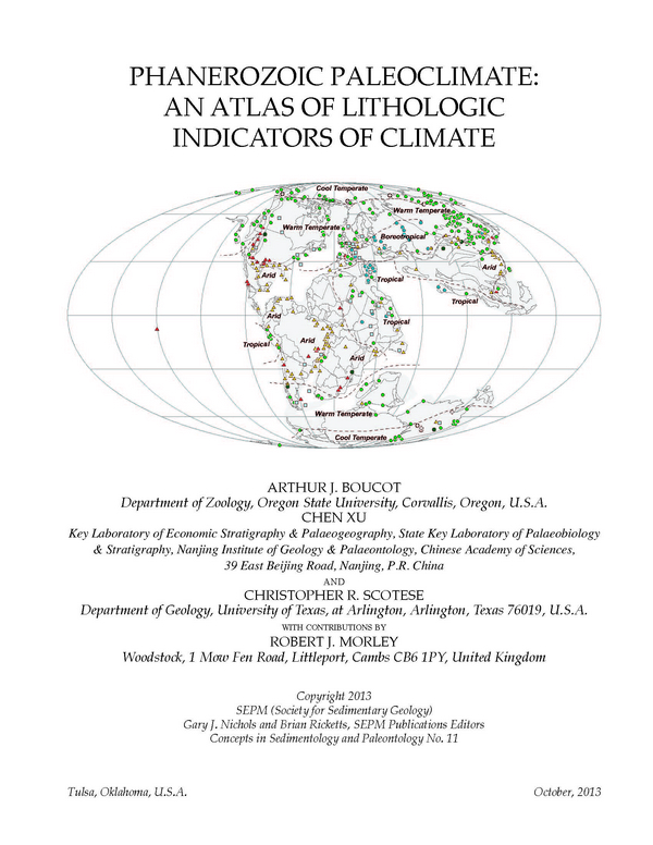 显生宙古气候:气候的岩石标志物图集