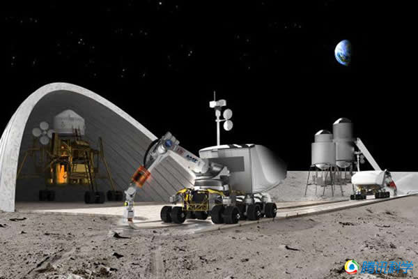 3D打印技术在月球上建基地