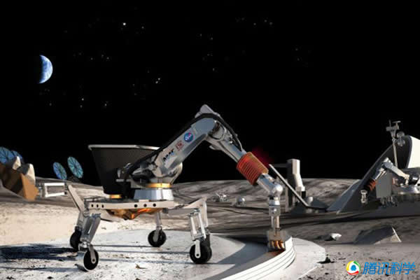 宇航员在不久的将来可使用3D打印技术在月球上建造基地。