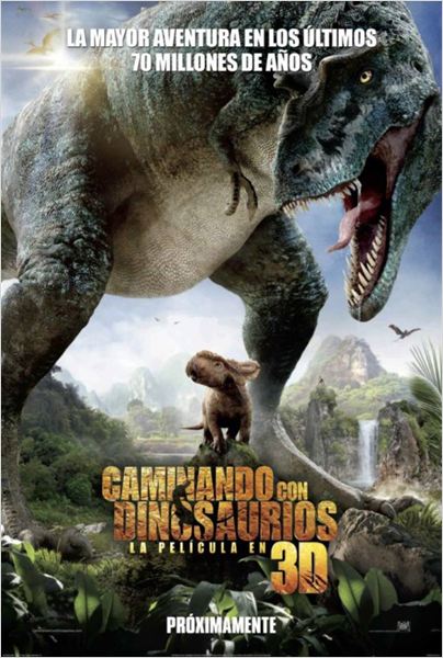 一部恐龙题材的3D电影《Caminhando com Dinossauros》在巴西上映