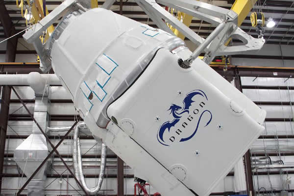 “龙”式无人驾驶货运飞船将为空间站送入大气颗粒物的调查仪器