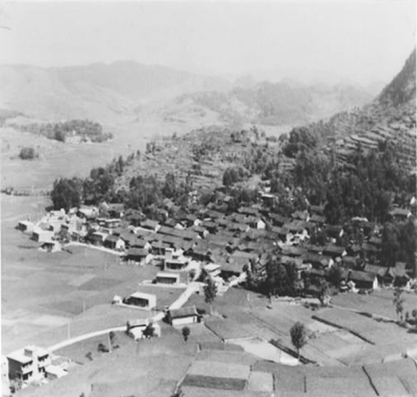 贵州岑巩县马家寨全景,吴三桂后人定居于此。