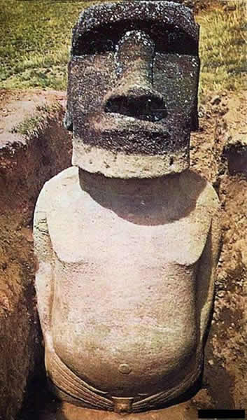 复活节岛巨石像竟穿性感小内裤?