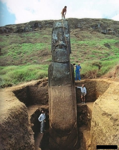复活节岛巨石像竟穿性感小内裤?