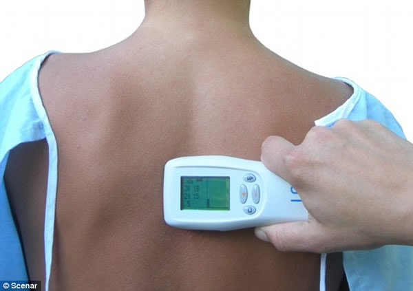 使用一种手持式设备在皮肤上来回擦拭就能缓解疼痛,未来这将不再是科幻片中的情节。