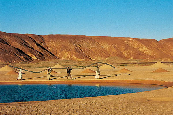 埃及沙漠神秘环境艺术品