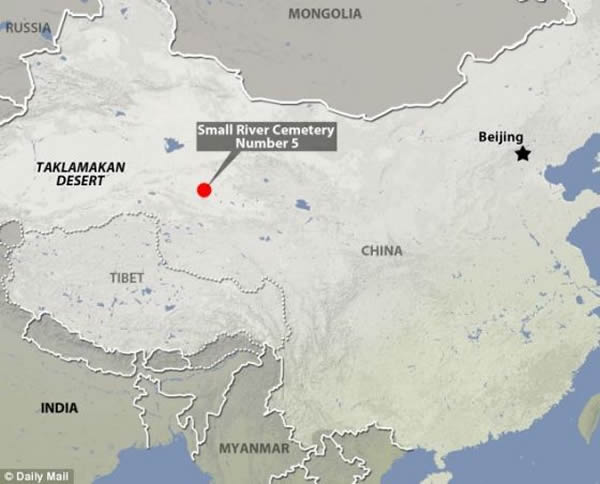 20世纪30年代,一位瑞典考古学家在西藏北部的塔克拉玛干沙漠里发现200具干尸。这个地方是众所周知的小河墓地5号
