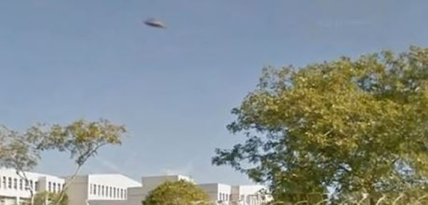 屏东军营的疑似飞碟照