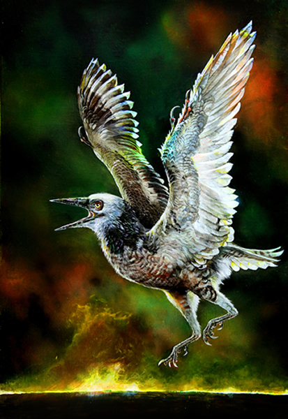 “林氏星海鸟”复原图