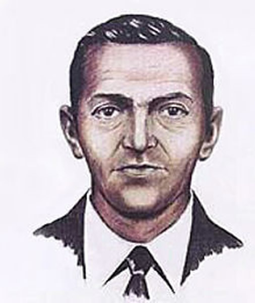 FBI在1972年公布的D·B·库柏(D. B. Cooper)画像