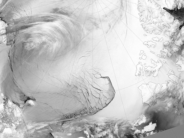 加那利群岛潮汐壮观景象的高空图获得NASA“年度图片”称号