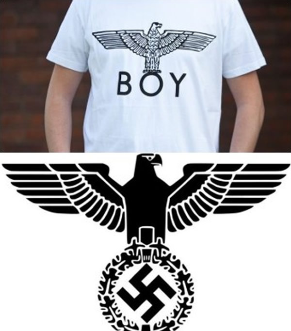 Ӣ������Ʒ��Boy London�ı�־��ָ���ƶ�սʱ�¹��ɴ�ġ���֮ӥ���պ�