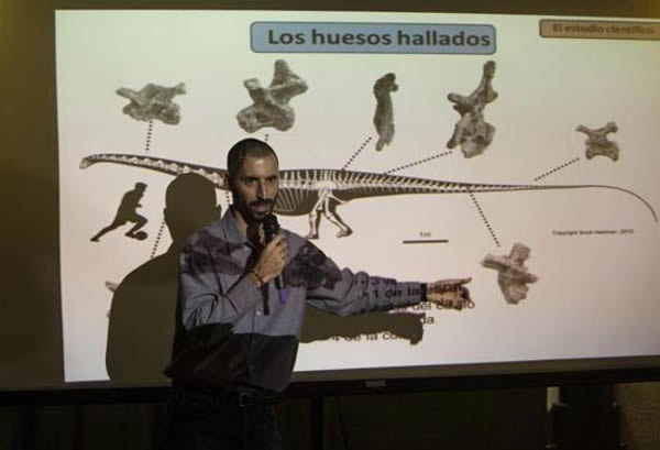 史上最大恐龙化石现身阿根廷