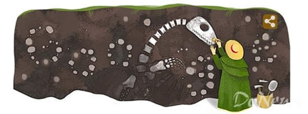 谷歌首页更换涂鸦纪念英国古生物学家玛丽·安宁215岁诞辰