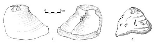 图2 高岭坡旧石器遗址的部分石片(侯亚梅供图)