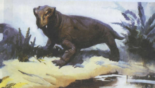 中国肯氏兽动物群复原图