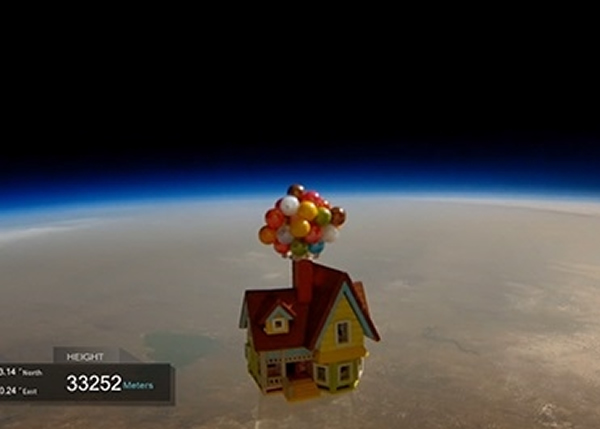 飞天屋飞上3万米高空